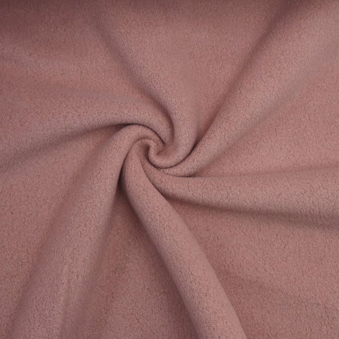 Baumwollfleece Altrosa 1313