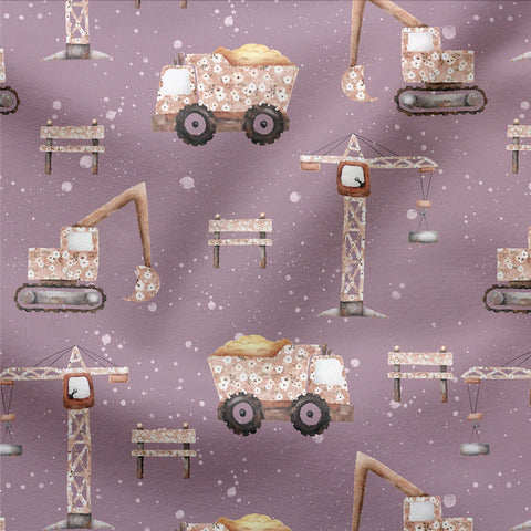 French Terry Baustelle Floral 3256 (Bio)