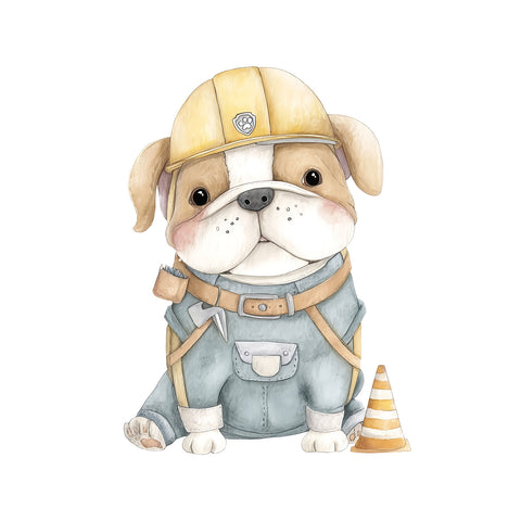 Bügelbild Baustellen Buddy MINI