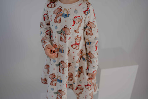 French Terry Beary Christmas 3842 (Bio) VORBESTELLUNG