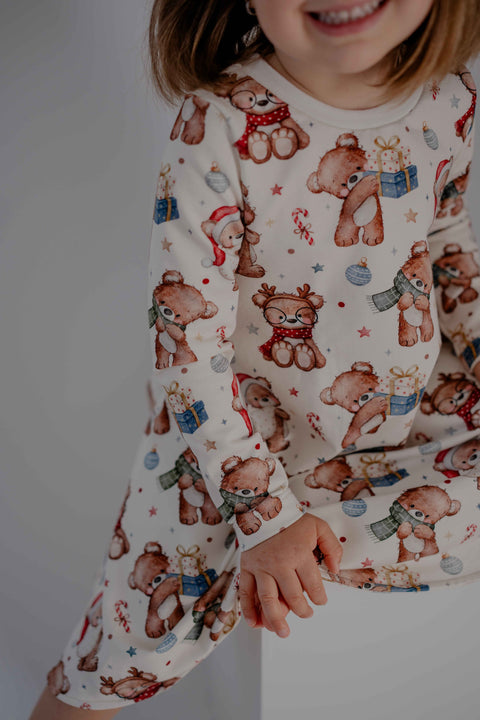 French Terry Beary Christmas 3842 (Bio) VORBESTELLUNG