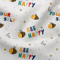 Jersey Stoff Bee Happy (Bio)