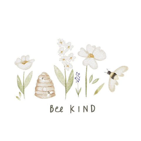 Bügelbild Bee Kind MAXI