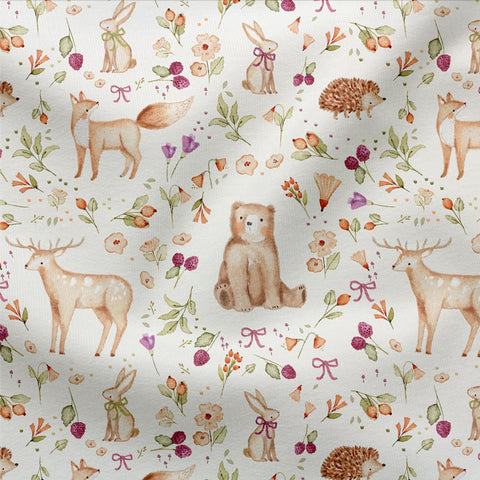 Jersey Stoff Berry Forest (Bio) VORBESTELLUNG