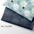 French Terry Denim Dunkelblau