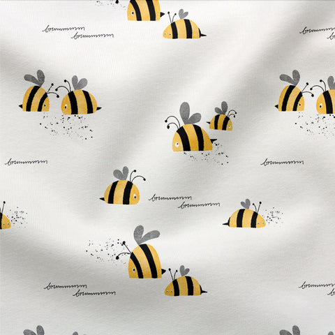 Jersey Stoff Bienchen 2805 (Bio) VORBESTELLUNG