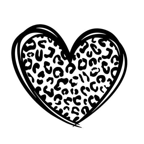 Bügelbild Big Leo Heart MAXI