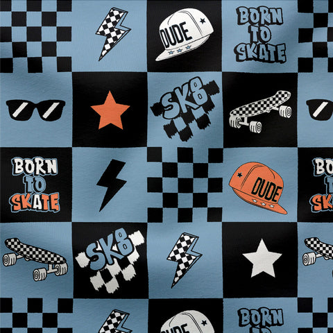 French Terry Born to Skate 3296 (Bio)