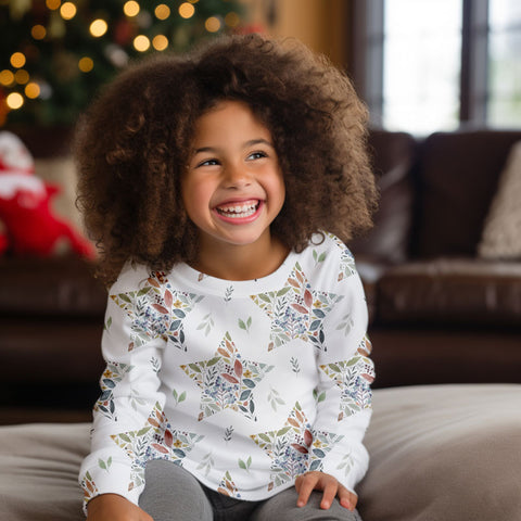 French Terry Botanical Star 3147 (Bio)