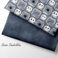 Jerseystoff Denim Dunkelblau