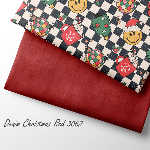 French Terry Chessboard Christmas 3003 (Bio) VORBESTELLUNG