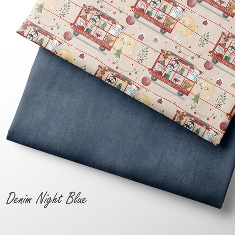 French Terry Denim Night Blue (Bio) VORBESTELLUNG