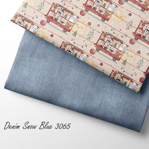 French Terry Denim Snow Blue 3065 (Bio) VORBESTELLUNG