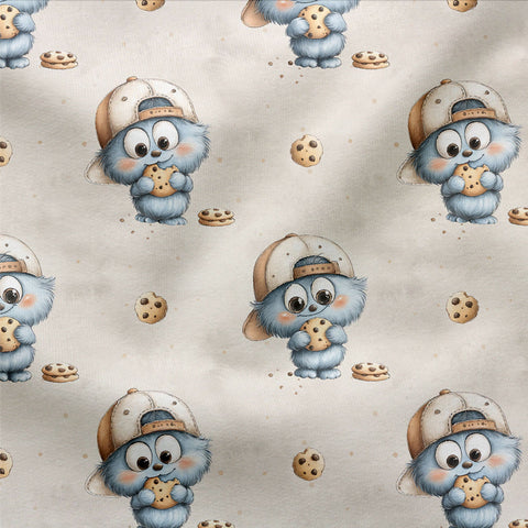 French Terry Cookie Monster 2975 (Bio)