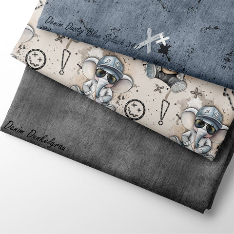 French Terry Cool Elephant Neutral 3328 (Bio) VORBESTELLUNG