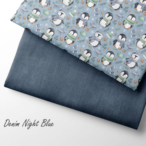 French Terry Denim Night Blue (Bio) VORBESTELLUNG
