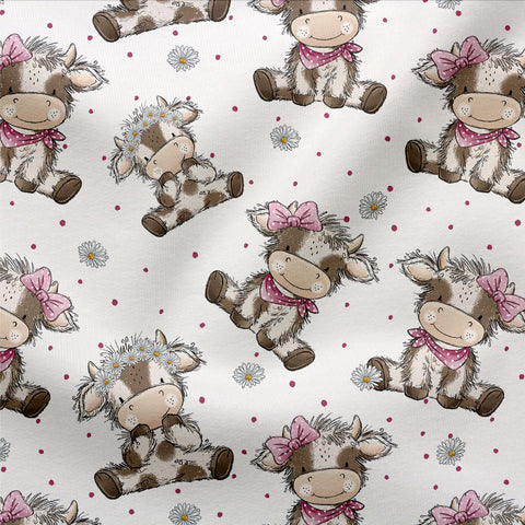 Jerseystoff Cow Cutie Weiß 3544 (Bio)