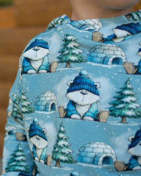 French Terry Cozy Polarbear 3801 (Bio) VORBESTELLUNG