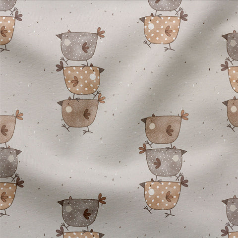 French Terry Crazy Chicks 3484 (Bio)