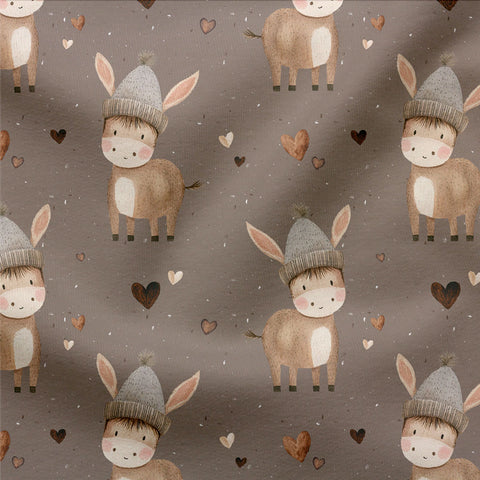 Waffelstrick Light Cute Donkey (Bio) VORBESTELLUNG