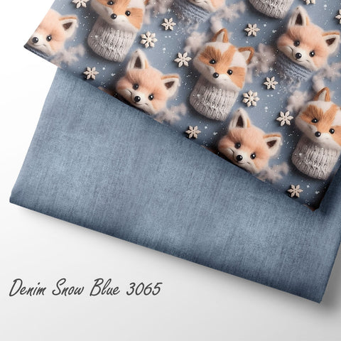 French Terry Cute Fox 3 D 3010 (Bio) VORBESTELLUNG