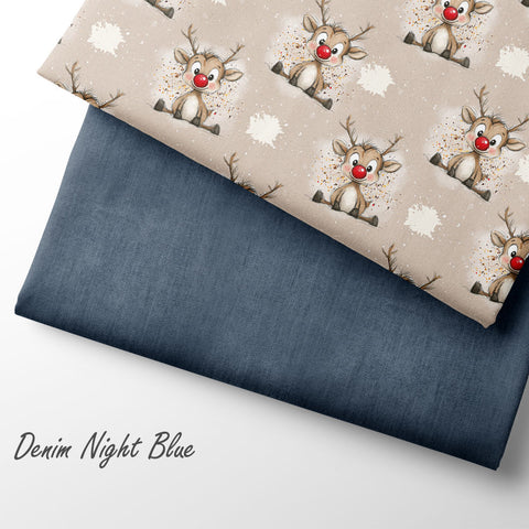 French Terry Denim Night Blue (Bio) VORBESTELLUNG