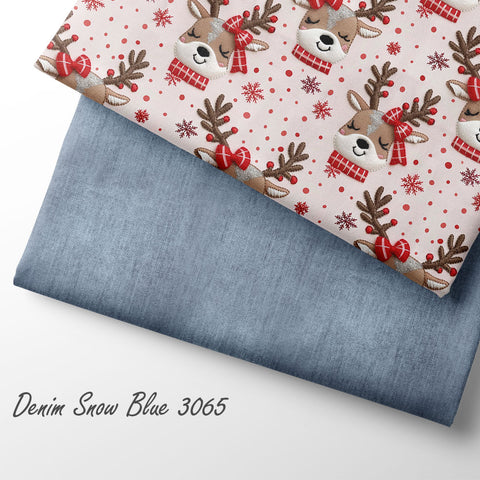 French Terry Denim Snow Blue 3065 (Bio) VORBESTELLUNG