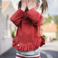 Jerseystoff Streifen Rot Grün (Rawrsome)