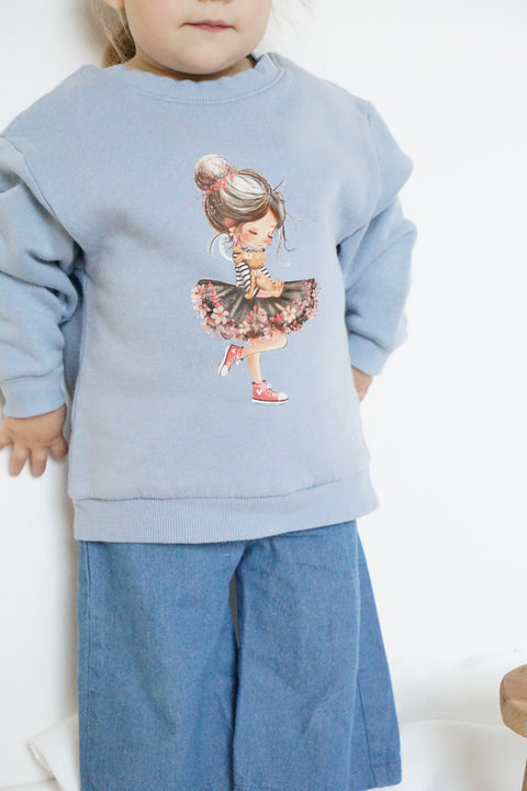 Bügelbild Stylish little Girl MAXI