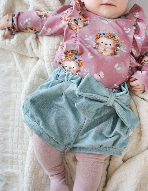 Jerseystoff Denim Helles Altgrün