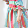 Schnittmuster Rüschenkleid Mariella Strickware 74-158