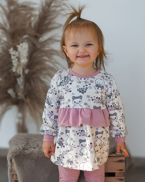 French Terry Leo Küken Creme 3367 (Bio) VORBESTELLUNG