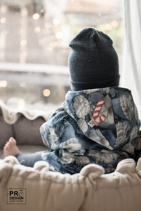 French Terry Knitted Gnomes 3121 (Bio)