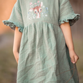 Gewerbelizenz zum Schnittmuster Rüschenkleid Mariella Webware