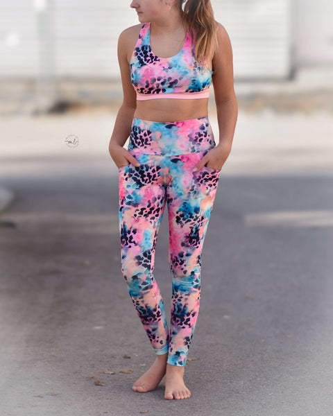 Sport/Badelycra UPF 50+ Leopard Splash VORBESTELLUNG