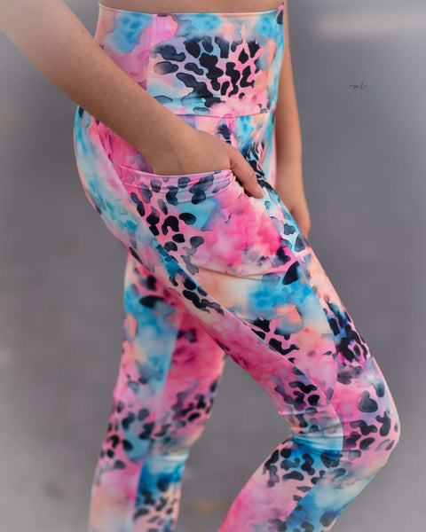 Sport/Badelycra UPF 50+ Leopard Splash VORBESTELLUNG