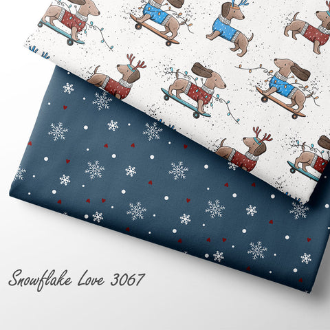 French Terry Dackel HoHoHo 2987 (Bio)