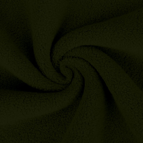 Baumwollfleece Dark Oliv 28