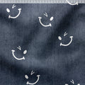 French Terry Denim Smileys (Bio)