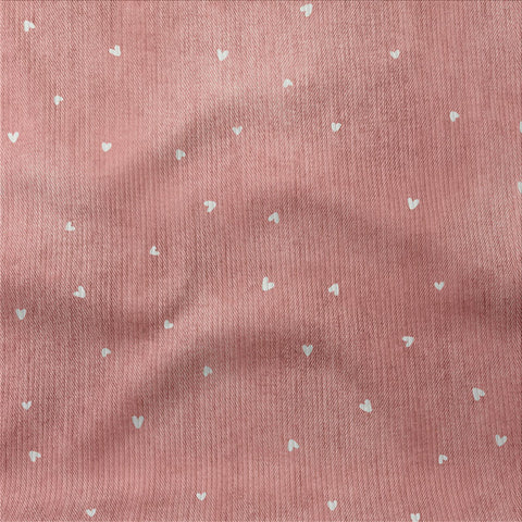 Rippjersey Denim Peachblush Herzchen 3650 (Bio) VORBESTELLUNG