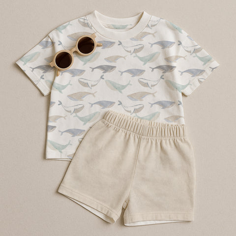 Jersey Stoff Whale Love 2848 (Bio) VORBESTELLUNG