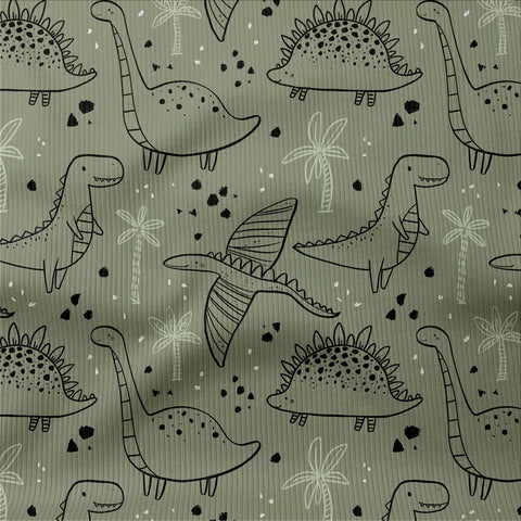 Rippjersey Dinos Grün 2721 (Bio)