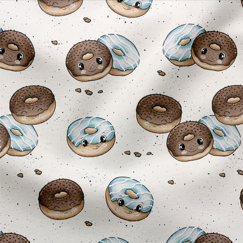 French Terry Donutliebe Blau 3283 (Bio)