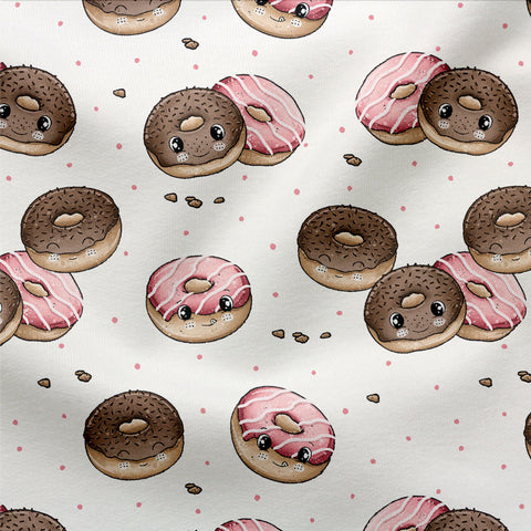 French Terry Donutliebe Rosa 3282 (Bio)