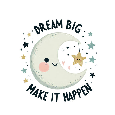 Bügelbild Dream Big Medium