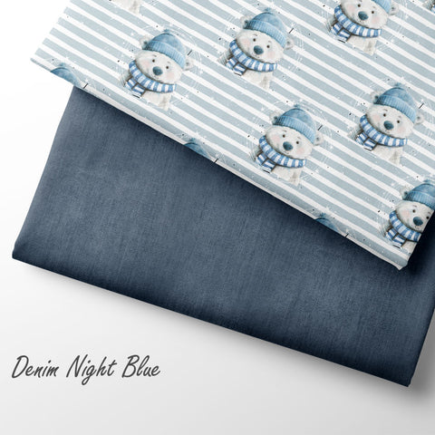 French Terry Denim Night Blue (Bio) VORBESTELLUNG