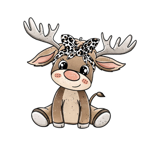 Bügelbild Elchilein MINI