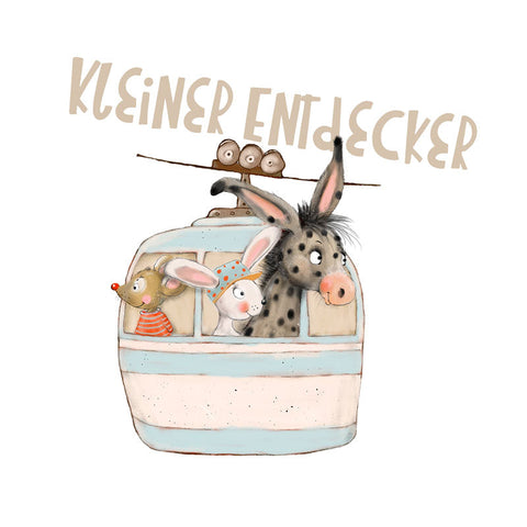 Bügelbild Ernies Gondelfahrt - Kleiner Entdecker Medium