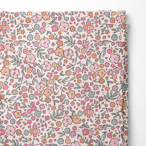 Musselin Double Gauze Floral Confetti 3575 (Bio)