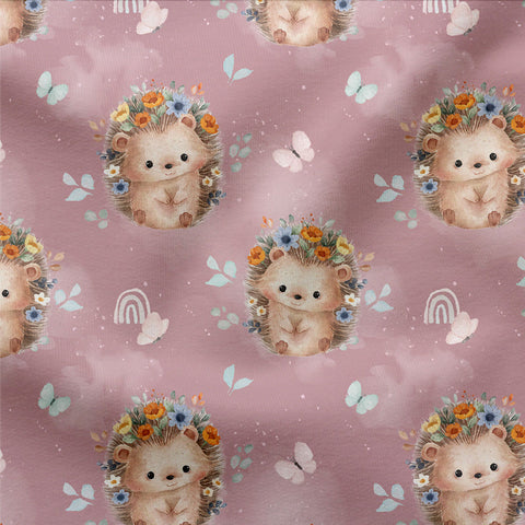 Jerseystoff Flower Ida Mauve